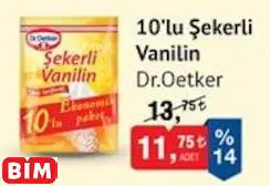 DR.OETKER 10’LU ŞEKERLİ VANİLİN DR.OETKER 10’LU ŞEKERLİ VANİLİN
